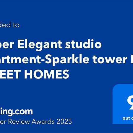 Super Elegant Studio Apartment-Sparkle Tower By Sweet Homes Dubái Exterior foto